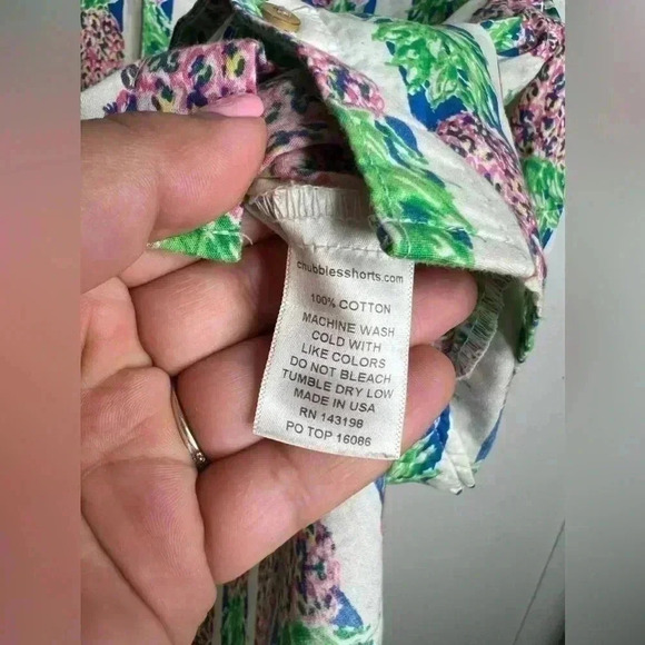 Chubbies The Nutter Aloha Button Up Shirt Size Small - Picture 6 of 7